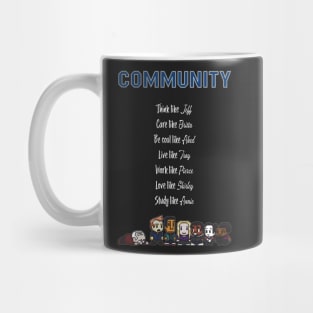 To be like Community · TV show black Mug